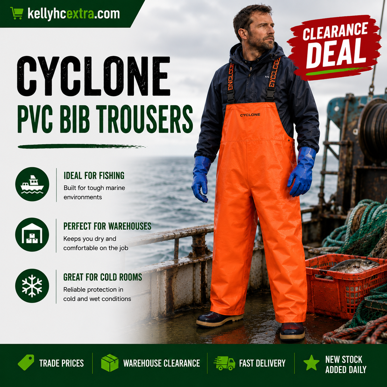 Cyclone PVC Bib Trousers