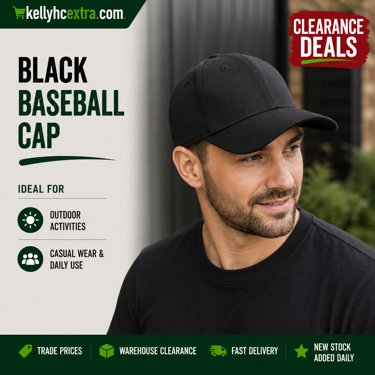 Black Chef Baseball Cap