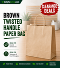 Brown Twisted Handle Paper Bags