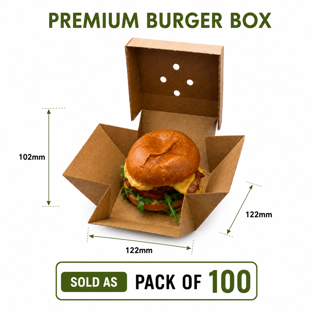 Premium Burger Box
