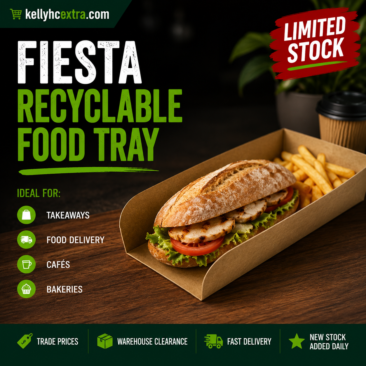 Fiesta Recyclable Food Tray