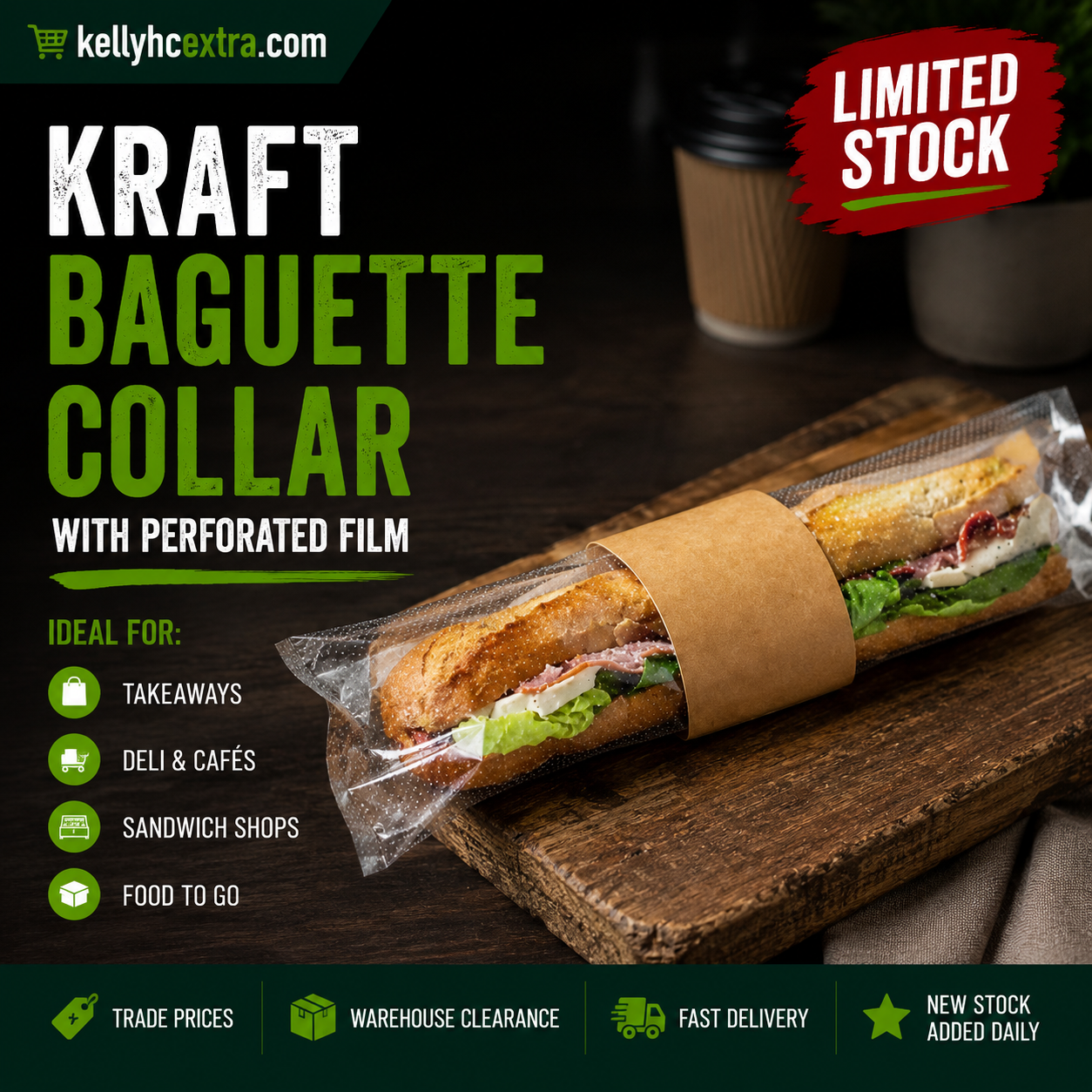 Kraft Baguette Collar Film
