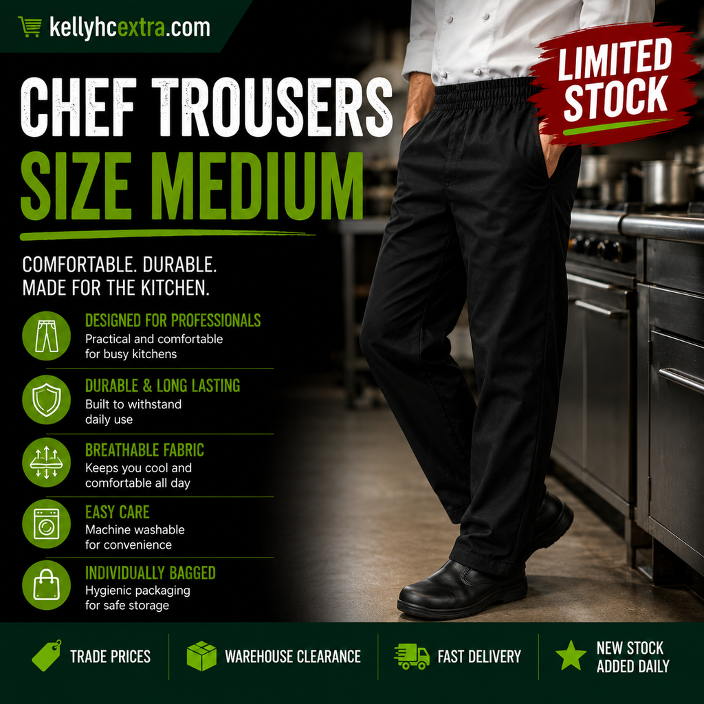 Chef Trousers Black