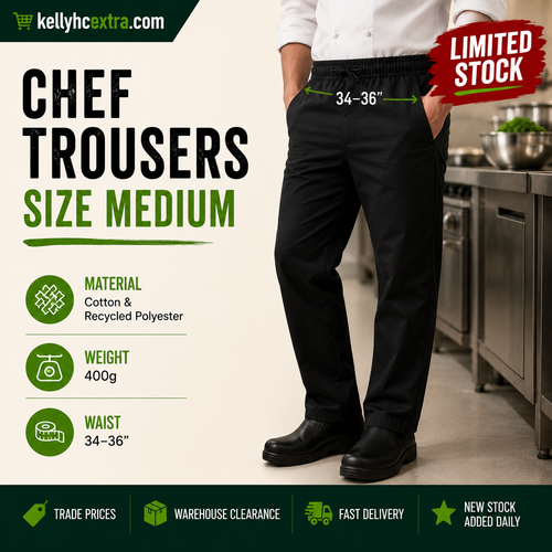 Chef Trousers Black