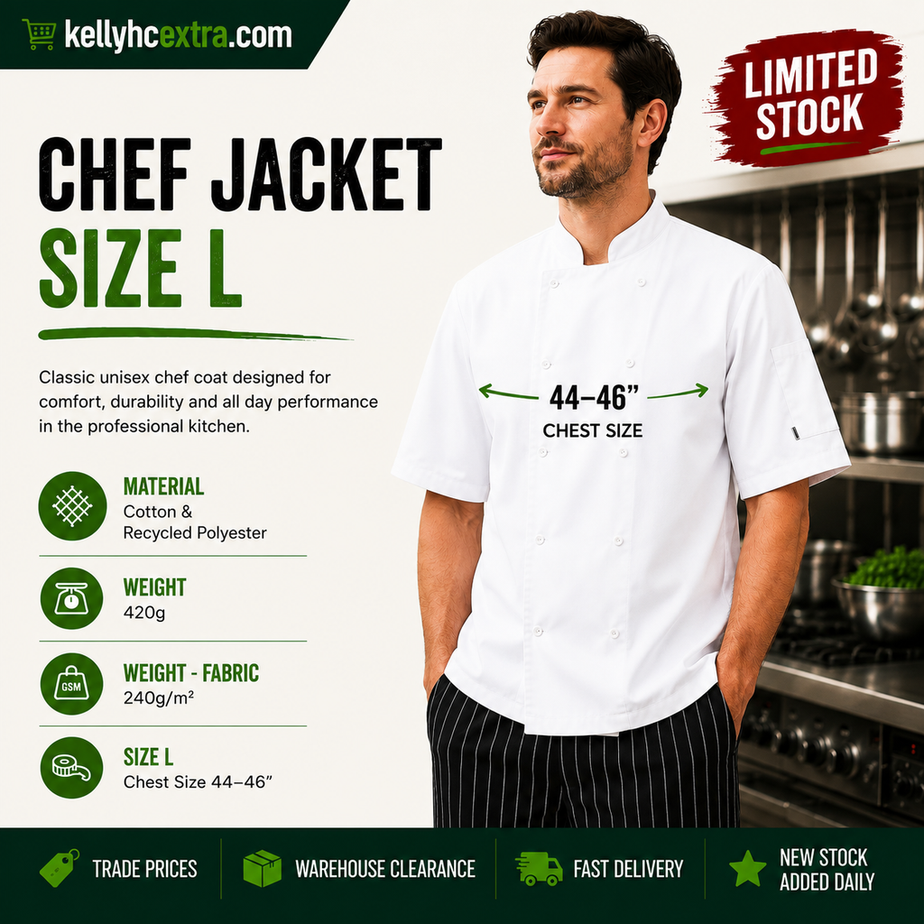 Vegas Chefs Jacket White