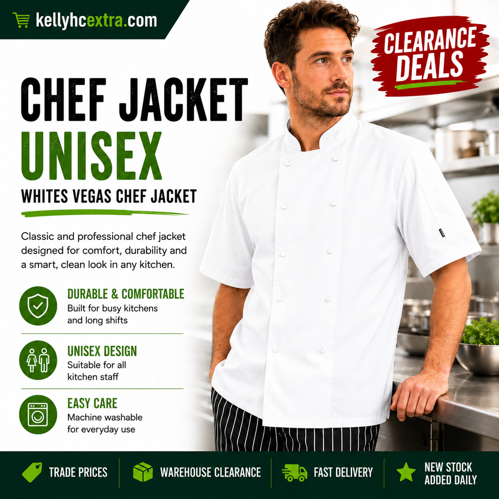 Vegas Chefs Jacket White