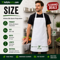 Whites Bib Apron
