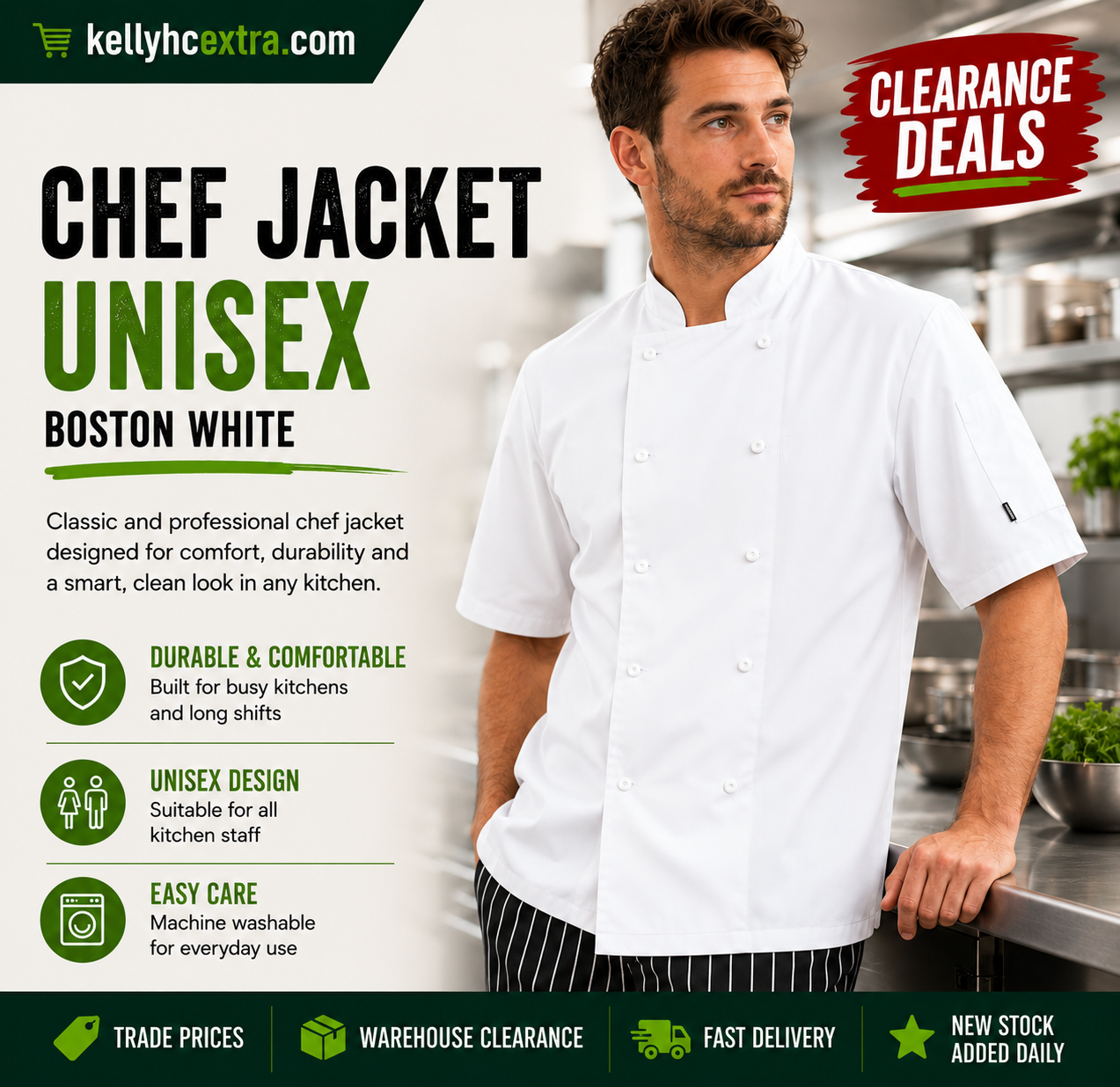 Whites Boston Chef Jacket