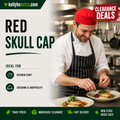 Red Skull Cap