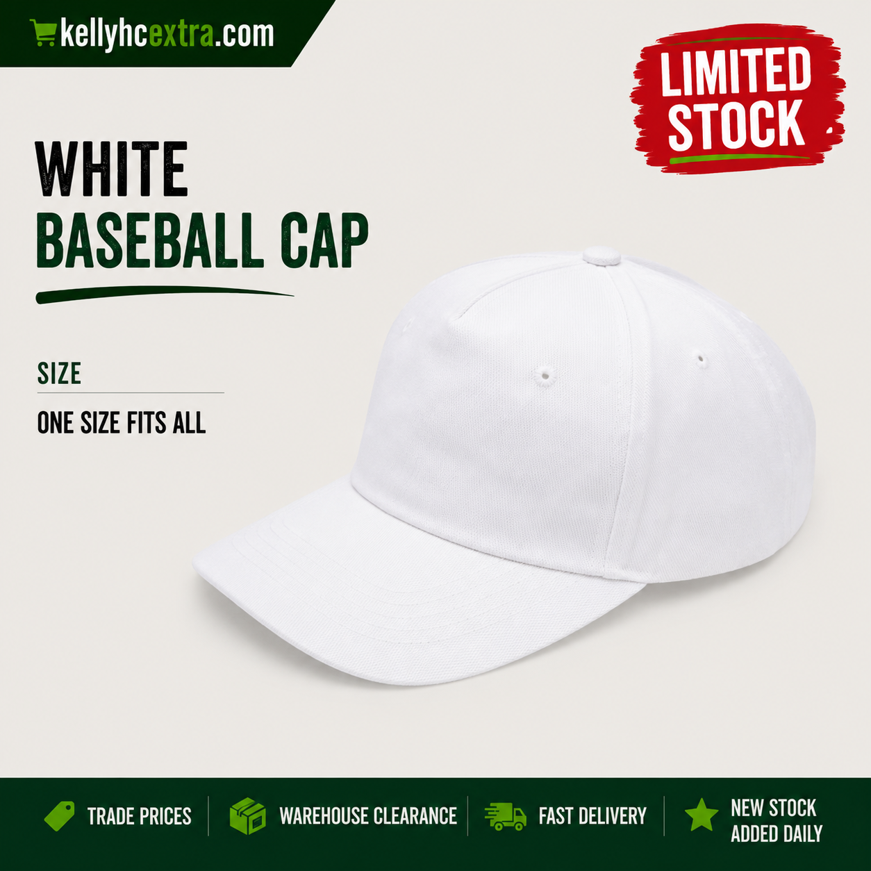 Baseball Cap White
