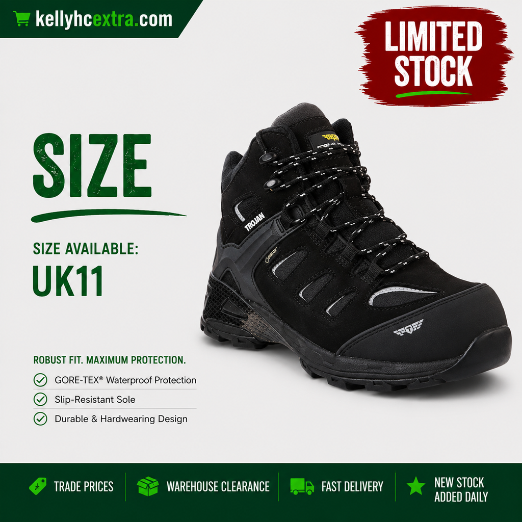 Trojan Traumas Gore-Tex S3 Black Safety Boots