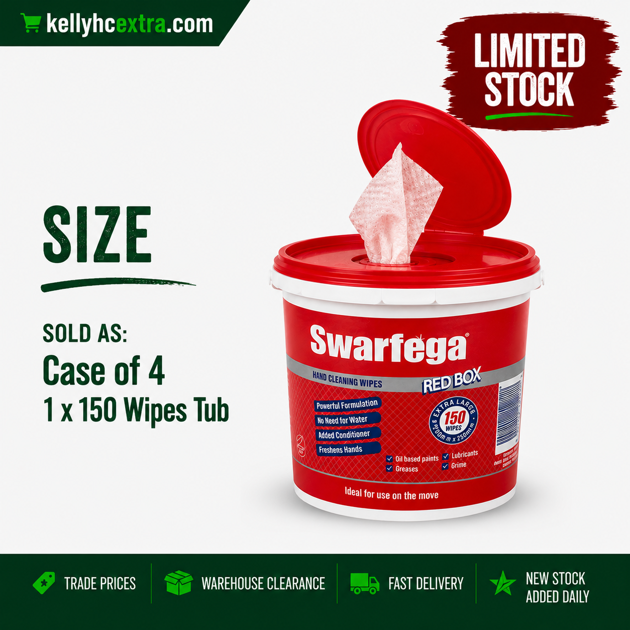 Swarfega Hand Cleaning Wipes