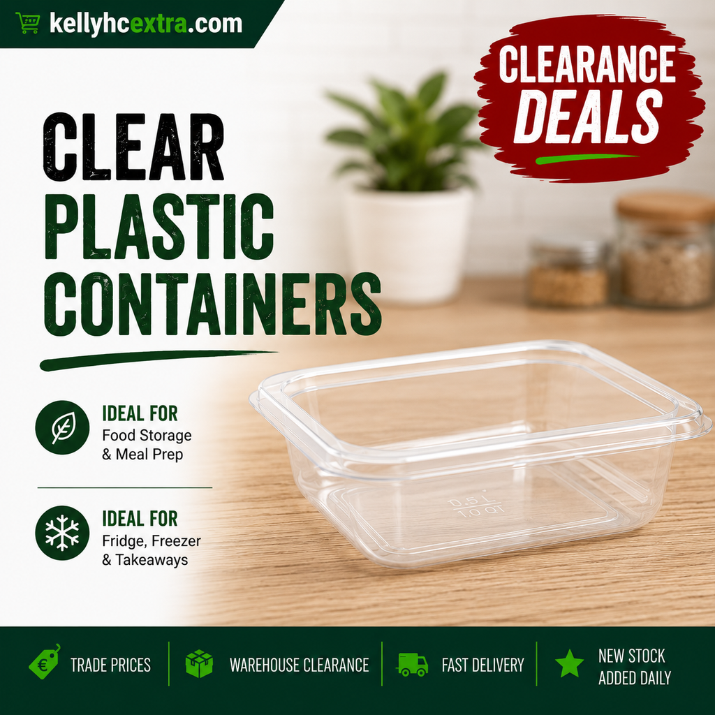 Clear Plastic Containers with Lids