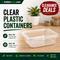 Clear Plastic Containers with Lids