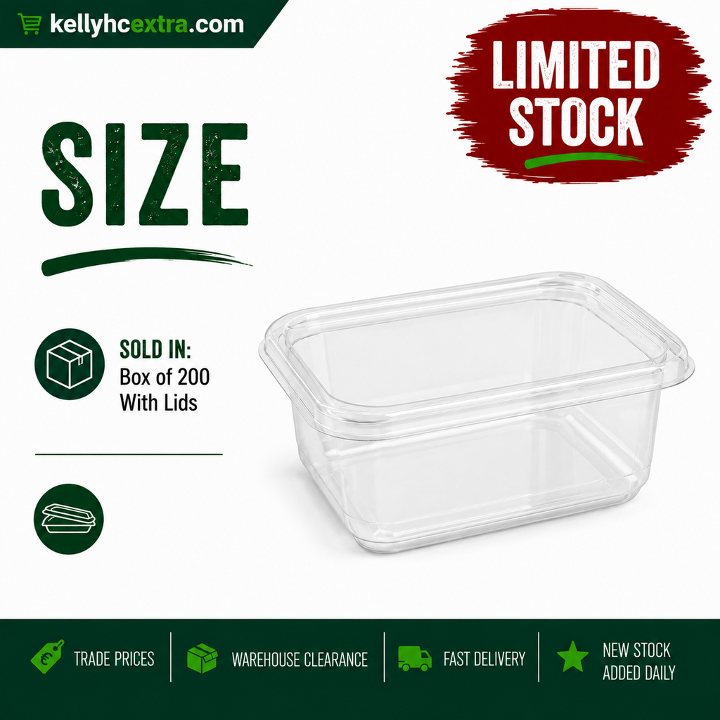 Clear Plastic Containers with Lids