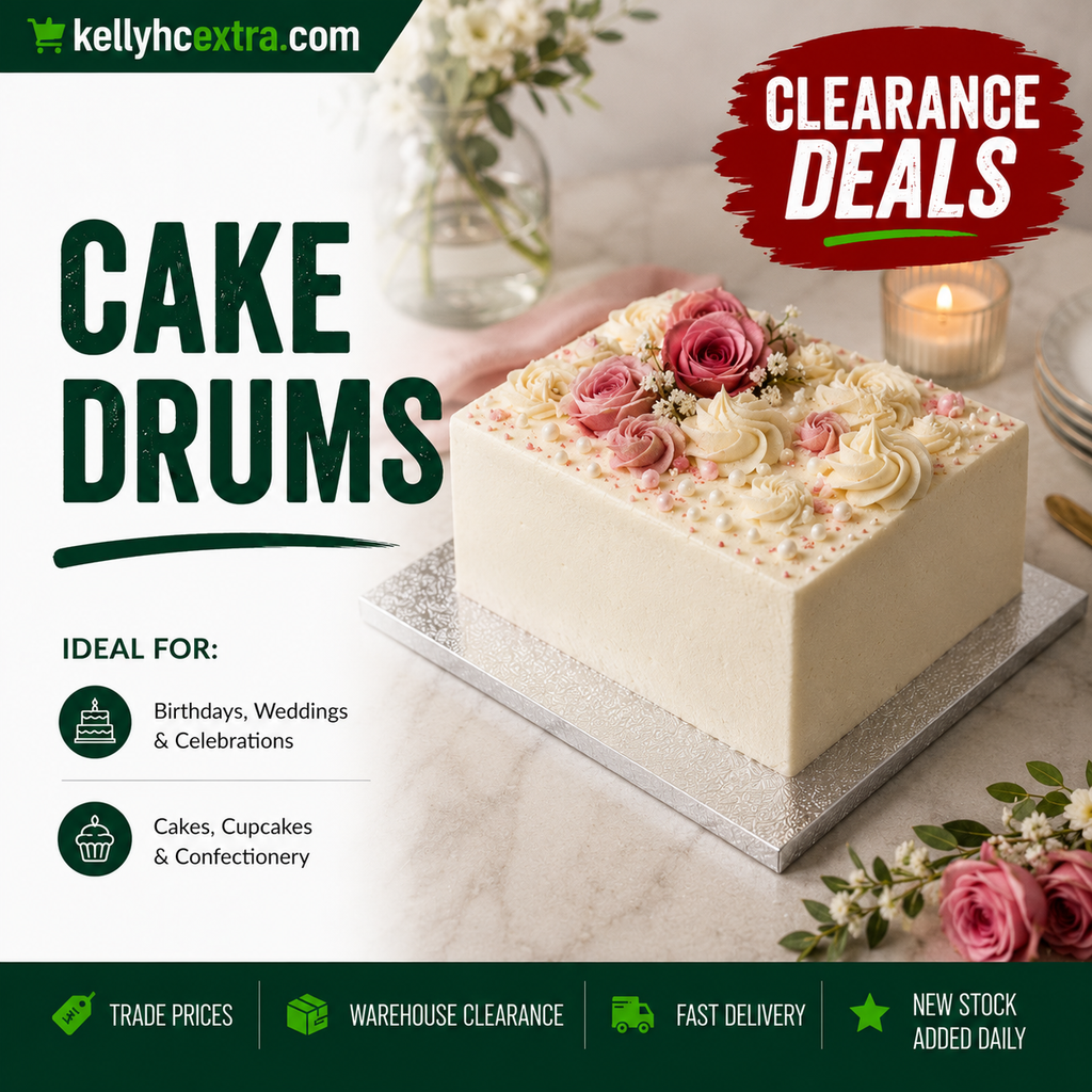 10” Square Cake Drums