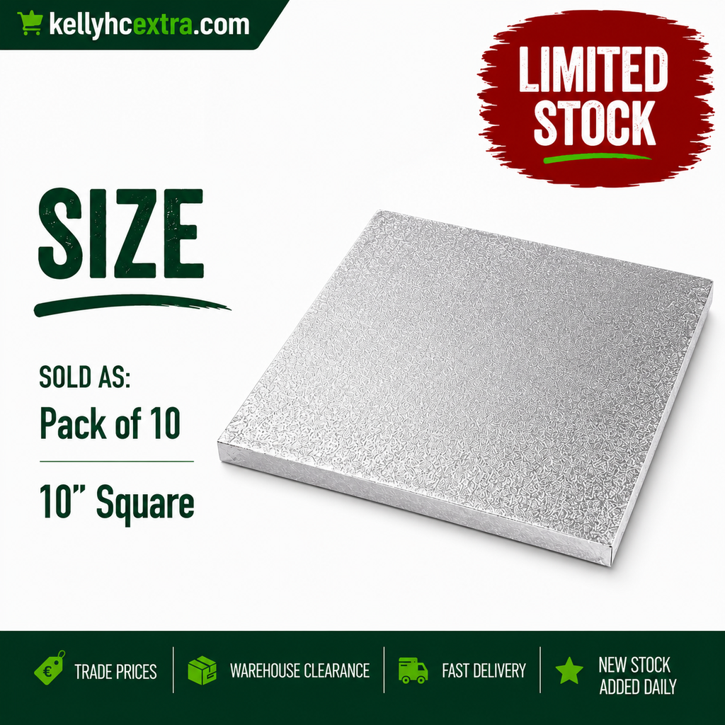 10” Square Cake Drums
