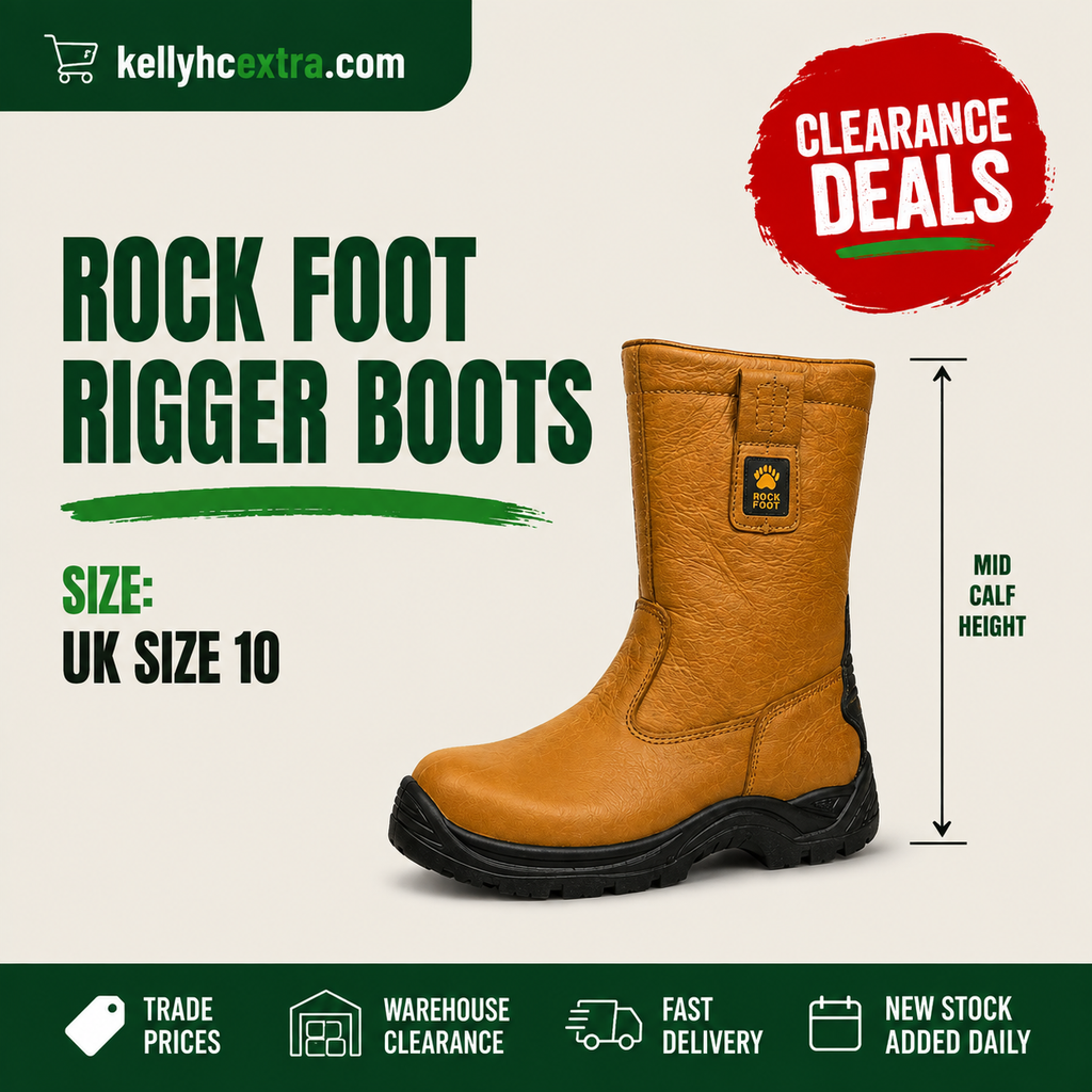 Rock Foot Rigger Boots - UK10