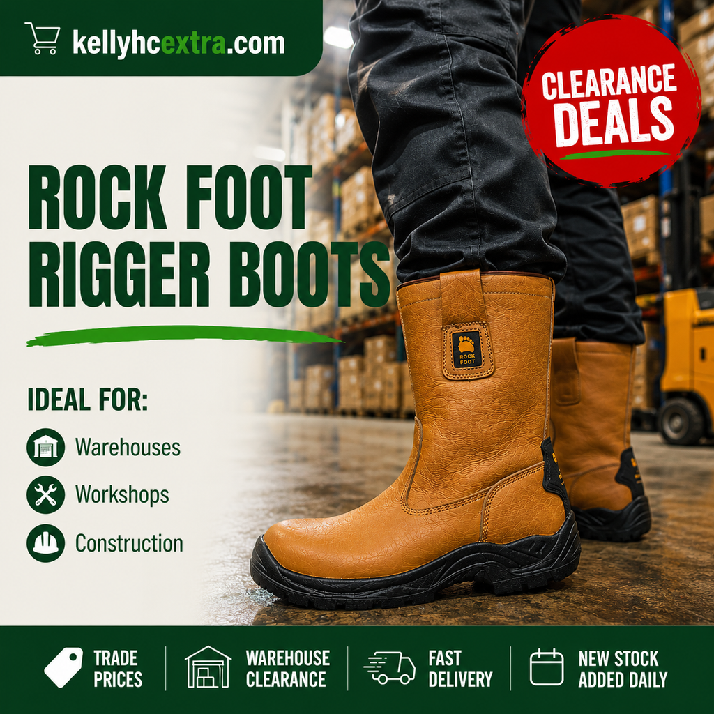 Rock Foot Rigger Boots - UK10