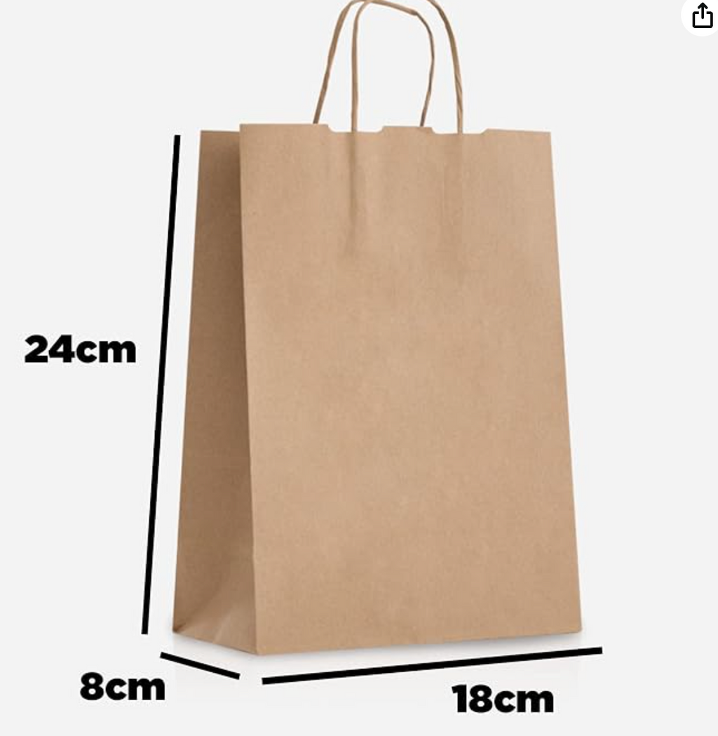 Brown Twisted Handle Paper Bags