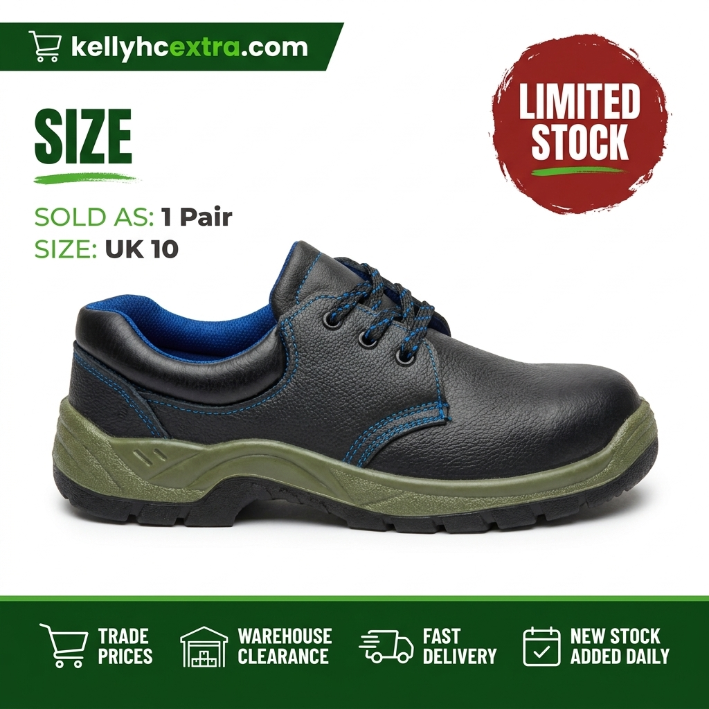 Rock Foot Black and Blue Trainers size image