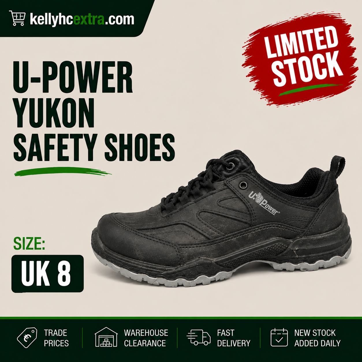 U-Power Yukon Safety Shoe - UK8